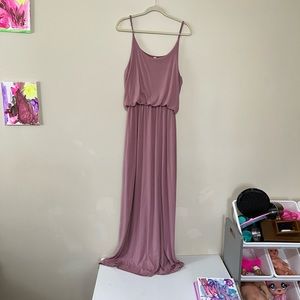 Mauve maxi dress XL